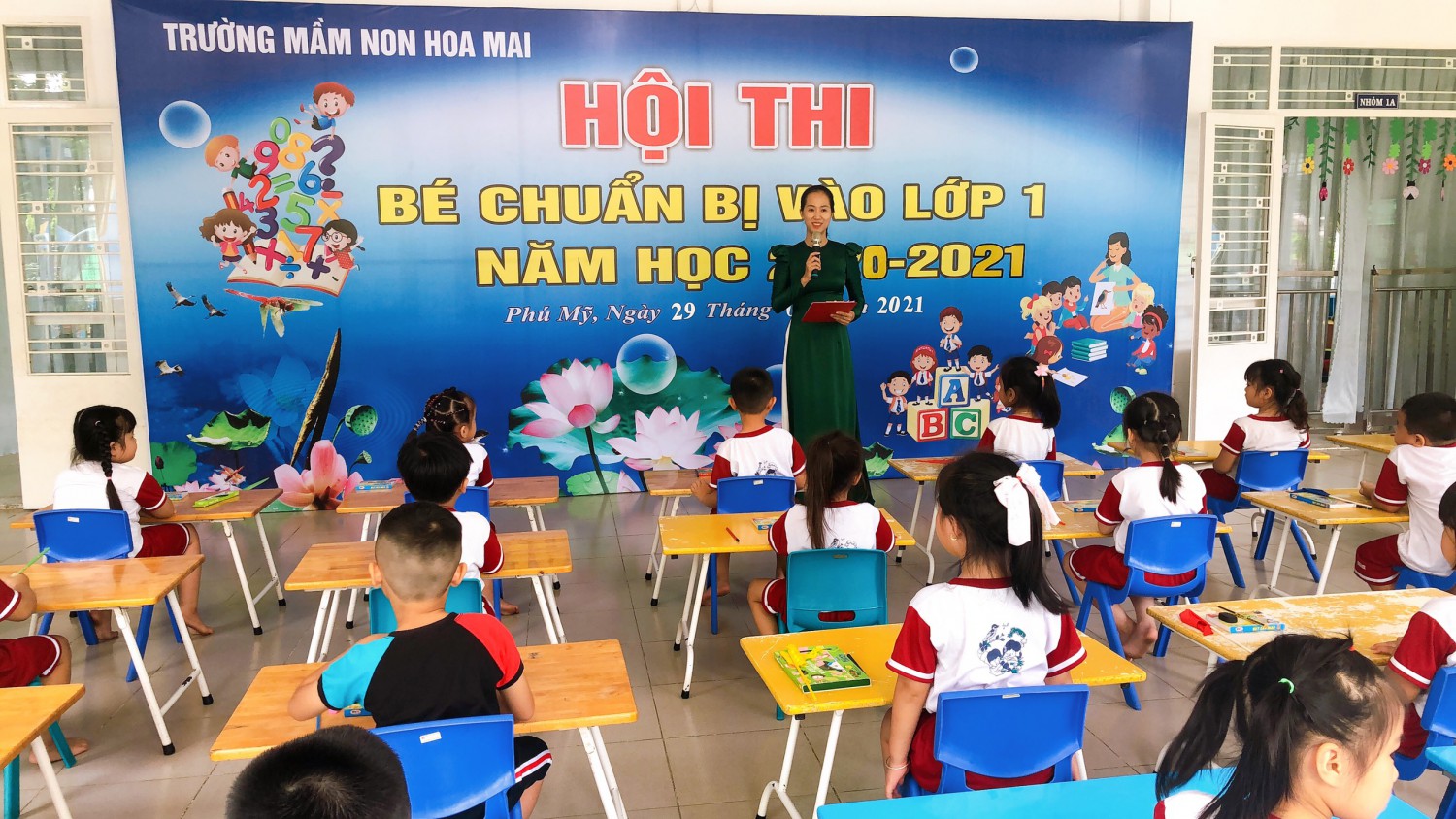 Hội thi “bé chuẩn bị vào lớp 1” cấp cơ sở năm học 2020 – 2021