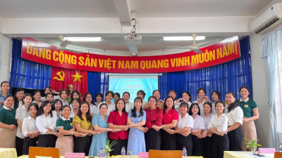 Trường mầm non Hoa Mai tổ chức Lễ Tổng kết thực tập sư phạm năm 2