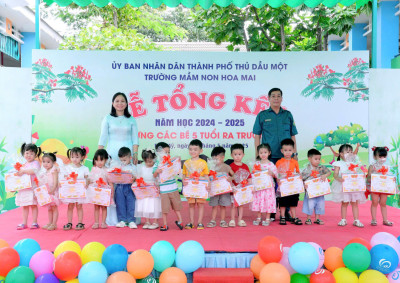 Lễ hội ra trường của các bé khối lá – Trường mầm non Hoa Mai