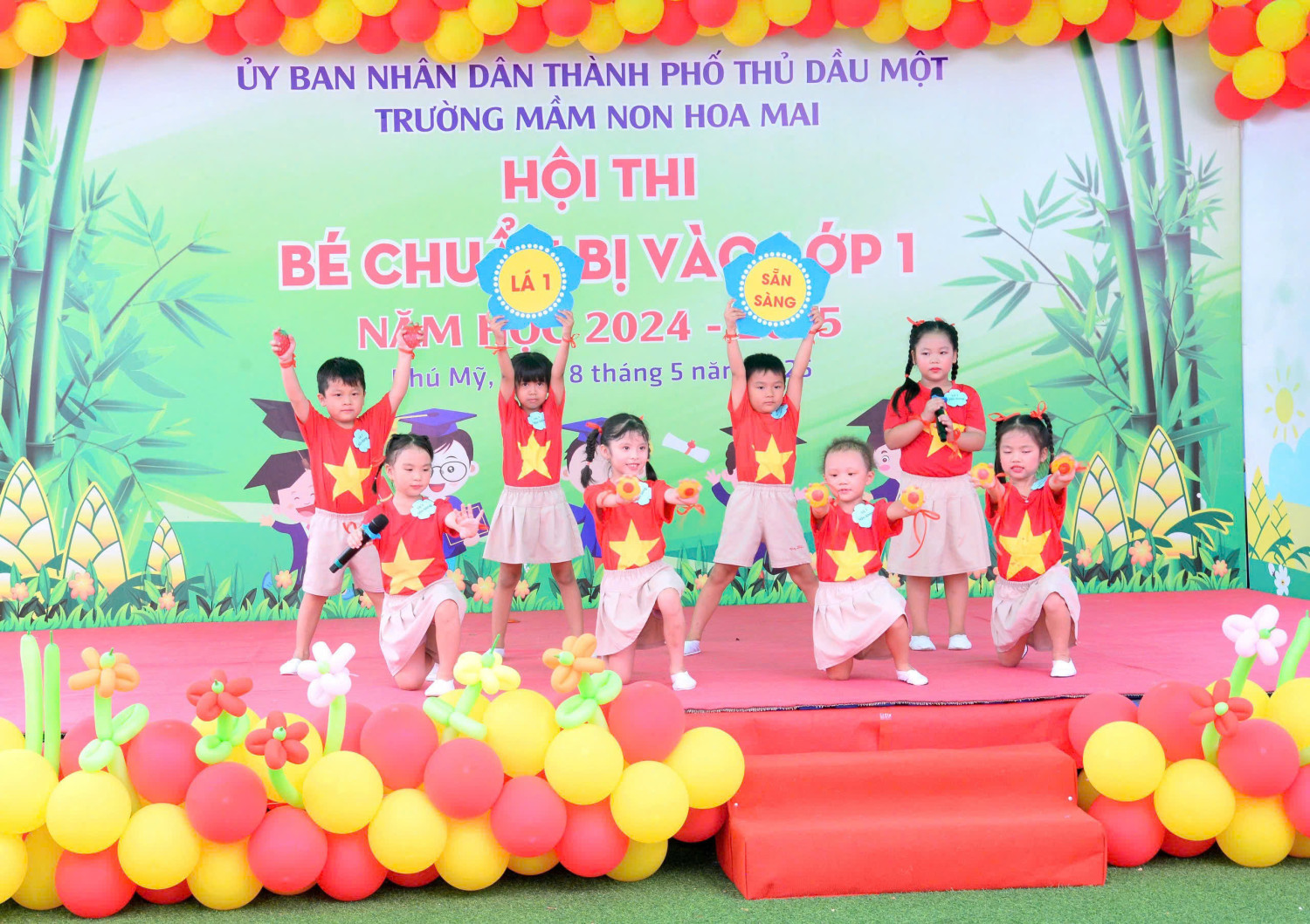 Hội thi “Bé chuẩn bị vào lớp 1” – Trường mầm non Hoa Mai- thành phố Thủ Dầu Một