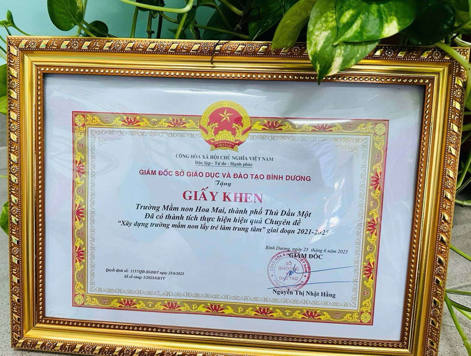 Trường mầm non Hoa Mai thực hiện tích cực, hiệu quả, sáng tạo chuyên đề "Xây dựng trường mầm non lấy trẻ làm trung tâm" giai đoạn 2021-2025.